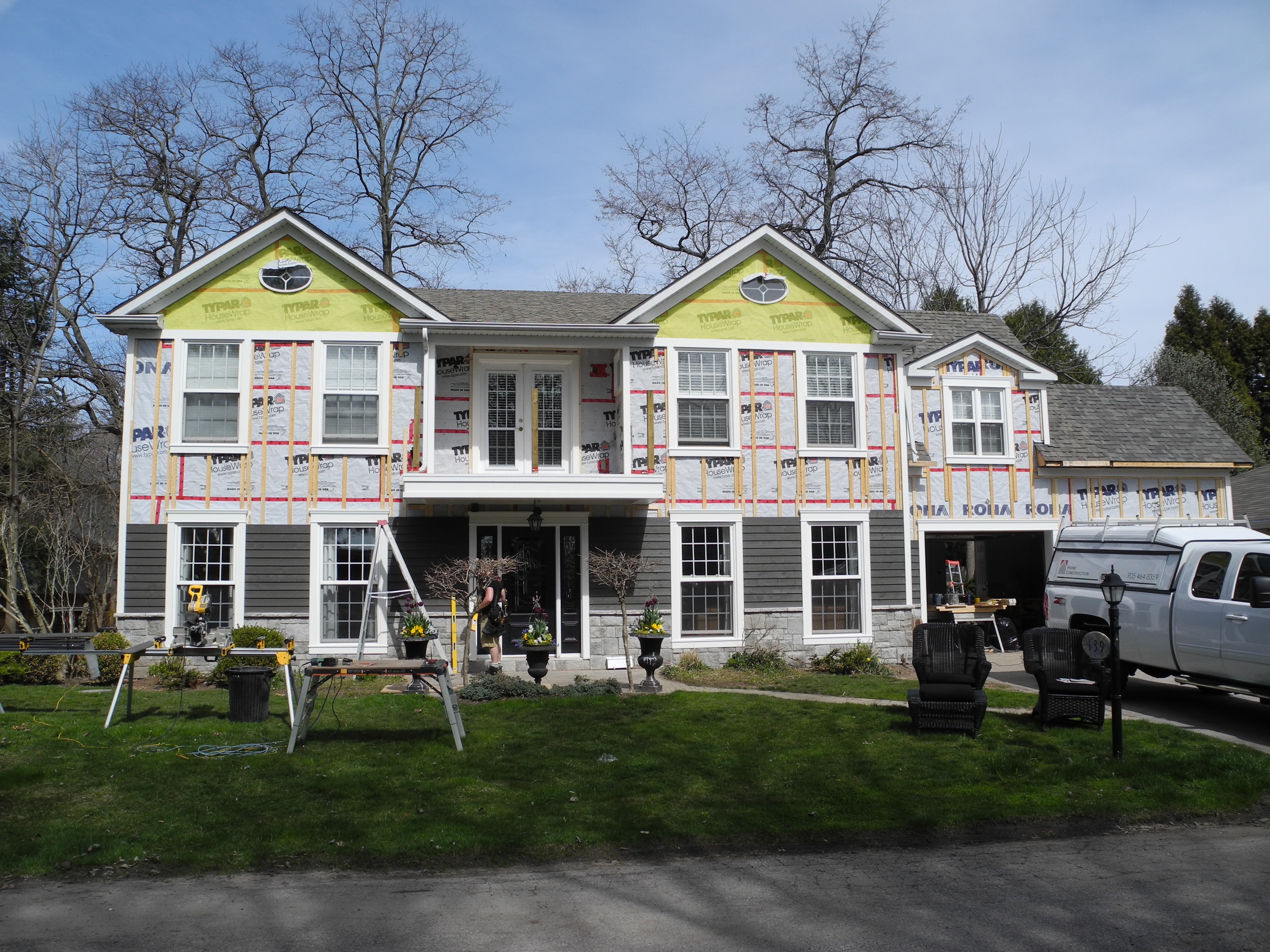 Burlington Exterior Home Renovation Project Update 4